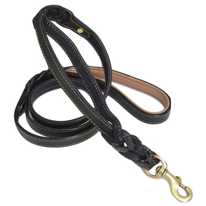 2026 Top Selling High Quality Wholesale Luxury Adjustable And Secure Buckle Online Best Selling Leather Dog Leash - Product Image 2
