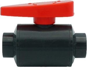 Válvula de PVC compacta Kansaikako resistente a la corrosión, soporte OBM personalizado, conexiones de soldadura con solvente TS, tamaño de puerto 40A, Japón - Product Image 2