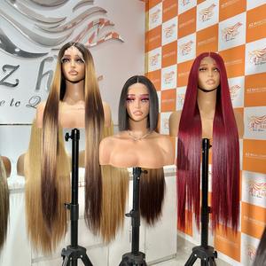 Pelucas de Cabello Humano de Primera Calidad con Frente de Encaje, Densidad 180-250%, Sin Pegamento, Cabello Virgen Vietnamita, Tamaño Personalizable - Product Image 3