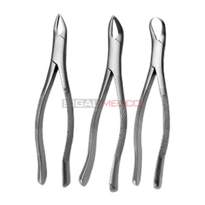 Kit de 9 pièces pour extraction dentaire manuelle, en acier inoxydable allemand, 3 ensembles d'instruments d'extraction dentaire SIGAL - Product Image 4