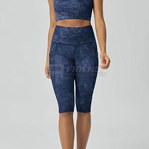 Leggings d'été pour femmes, taille haute, extensibles, confortables, coupe ajustée, légers, séchage rapide, pour yoga, gym, tenue décontractée, adaptés au quotidien - Product Image 3