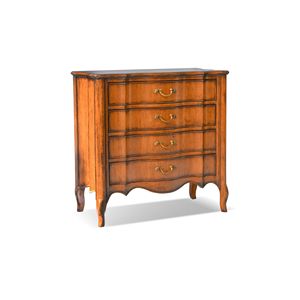 Antique Solid Wood <b>Chest</b> Drawers Classic 4-Drawer Accent <b>Storage</b> Cabinet Contemporary Luxury Bedroom Furniture Hotel Living Room - Product Image 2
