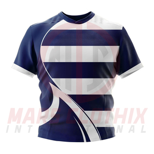 Bulk Quantity Comfortable Fit Rugby Uniform Custom Printed Rugby Jersey And Shorts Set Sports Uniform For Teams - Product Image 5