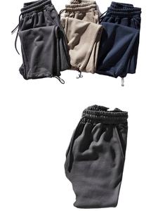 Joggers personnalisés de haute qualité pour hommes, pantalons de survêtement solides et décontractés avec logo imprimé, vente en gros - Product Image 4
