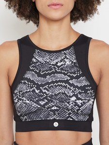 Sujetador Deportivo con Estampado de Serpiente para Mujer, Negro y Gris, Sin Costuras, Top Deportivo, Ropa Deportiva, Ropa de Gimnasio, Fitness, Yoga, Running, Entrenamiento - Product Image 6