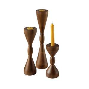 Lavie Creations Handmade Wood Round <b>Candle</b> <b>Holder</b> for Home Decoration - Product Image 6