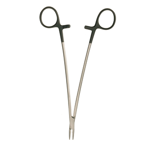 Pince à aiguille manuelle à poignée annulaire noire, en acier inoxydable de haute qualité, 8 pouces, pour suture chirurgicale, prix abordable - Product Image 3