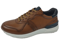 Chaussures de marche décontractées pour hommes Dlords Declan, marron, synthétiques, à lacets, bout fermé, confortables, respirantes, semelle intermédiaire en EVA, semelle extérieure en caoutchouc