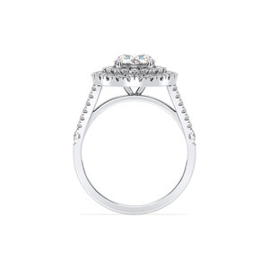 Bagues de fiançailles pour femmes REYES OEM ODM, bijoux fins sur mesure en argent sterling 925, moissanite ronde de 1,23 carat certifiée GRA. - Product Image 5