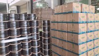 Câble réseau extérieur Cat5e Cuivre/HCCA/CCA 4 paires SFTP 305M avec gaine PE+PVC pour la mise en réseau