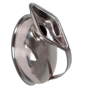 Venta al por mayor de fábrica: Urinarios femeninos manuales de acero inoxidable alemán 100% inoxidable, ideales para uso hospitalario. - Product Image 2