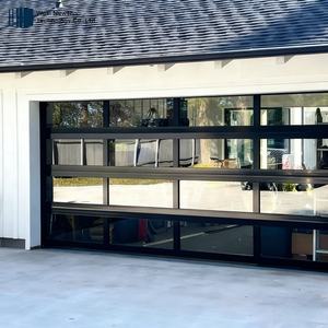 Portes de <span class=keywords><strong>garage</strong></span> en verre horizontales extérieures 72x80 de qualité commerciale, directement de l'usine, pour les maisons - Product Image 4