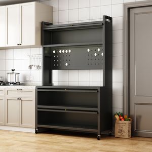 <b>Metal</b> Storage <b>Shelves</b> for Kitchen Islands & Carts - Product Image 4