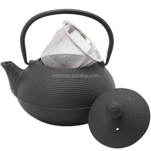 Kyusu 30 Oz Cast Iron Tea Pot Set and <b>Trivet</b> Set - Product Image 4