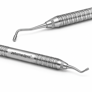 เครื่องมืออุดฟันสแตนเลสสตีลแบบสองหัว รุ่น H3, H4 ยี่ห้อ Professional Dental สำหรับอุดฟันและบีบอัด  OEM Zetomed Pro - Product Image 5