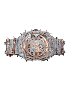 Reloj de Lujo para Hombre de Alta Calidad, Acero Inoxidable Color Oro Rosa, Bisel Cuadrado, Cristal de Zafiro, Cronógrafo, OEM, ODM - Product Image 1