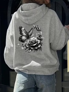 Sudaderas con Capucha de Forro Polar Cálido para Mujer, con Logotipo Personalizado, Sudaderas Gruesas Lisas - Product Image 3