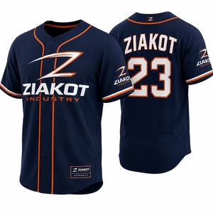 Camiseta de Béisbol Auténtica de Alta Calidad al por Mayor, Personalizada, con Rayas Rosas y Blancas, Azul Claro-Blanco, de Fabricante Pakistaní - Product Image 3