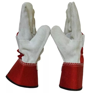 Gants de travail de sécurité industrielle en cuir de vachette pleine fleur, certifiés CE, résistants à la chaleur, anti-coupure, durables, de haute performance - Product Image 2