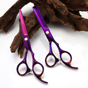 Ensemble de ciseaux de coiffure en acier inoxydable de 6 pouces, ciseaux à pointe fine pour coiffeurs - Product Image 3