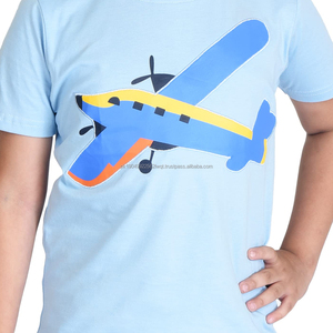 เสื้อยืดเด็กคอกลมแขนสั้นทรงปกติ ผ้าฝ้ายใยไผ่คุณภาพสูง ถักทออย่างดี ระบายอากาศได้ดี รับตัดเย็บตามสั่ง - Product Image 5