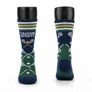 TAISON SPORTS Men's <b>Winter</b> Wool/Spandex Quick Dry Breathable Eco-Friendly Compression Panel Jacquard Net No Show Sports <b>Socks</b> - Product Image 1