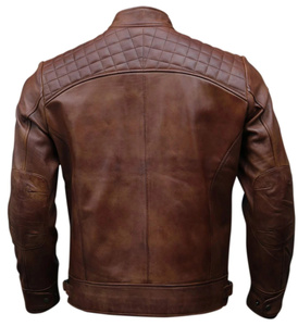 Nouvelle Arrivée : Blousons en Cuir Tendance à Fermeture Éclair Intégrale pour Hommes – Couleur Unie Teinte, Sur Mesure, Style Urbain, Blouson Moto Simple - Product Image 2