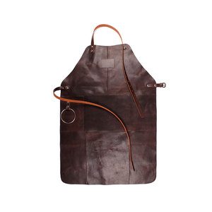 Tablier de cuisine/boucher sans manches en cuir de vachette pleine fleur, résistant à l'eau, en coton, de haute qualité, robuste et tendance, personnalisable, vente en gros - Product Image 4