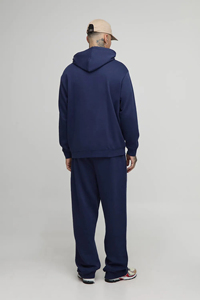 Survêtements de jogging grande taille pour hommes, haute qualité, personnalisables avec logo, couleur unie, style urbain, 100% coton respirant, vente en gros - Product Image 5