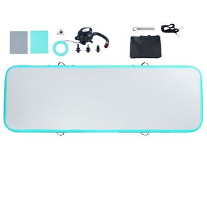 Tappetino Gonfiabile per Ginnastica da 4 Pollici di Spessore con Pompa Elettrica, Tappeto per Allenamento Tumble Track, Accessori per Attrezzature Ginniche - Product Image 1