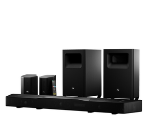 Meilleures ventes : Système Home Cinéma Électrique avec Barre de Son et Enceintes Sans Fil Noires, Ensemble Audio 5.1 Canaux - Product Image 1