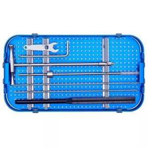 Juego de tornillos canulados de 65 mm, kit de instrumentos quirúrgicos ortopédicos de acero inoxidable, sistema de implantes para cirugía de trauma, reutilizable para perros - Product Image 2