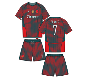 ผู้ผลิตเสื้อฟุตบอลเด็กเล็กแบบกำหนดเอง เสื้อฟุตบอลเด็กวัยหัดเดิน ระบายอากาศได้ดี ชุดทีมขนาดเล็ก ขายส่ง - Product Image 6
