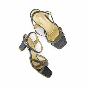 Gris FN6096 Sandalias de tacón Diseño elegante para mujer - Product Image 1
