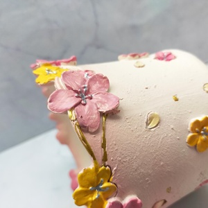 กระถางดอกไม้ขนาดเล็กขายดี สีเขียว สำหรับตกแต่งบ้าน รับประกันคุณภาพ ผลิตในไต้หวัน งานแฮนด์เมด ทำจากโพลีเรซิ่น ภาพถ่ายจริง - Product Image 4