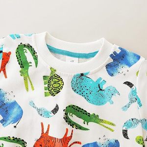 เสื้อสเวตเชิ้ตเด็กพรีเมียม ผ้าฟลีซเนื้อนุ่ม สำหรับฤดูหนาว ผู้ผลิตและจำหน่ายเสื้อผ้าเด็กชายเด็กหญิง เสื้อสเวตเชิ้ตลำลอง ผ้าฝ้ายอุ่น - Product Image 6