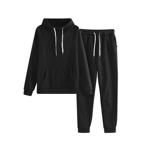 Women & Men Jogger Outfit <b>Matching</b> Sweat Suits <b>Long</b> Sleeve Hooded Sweatshirt and Sweatpants 2 Piece Lounge Sets tracksuit - Product Image 5