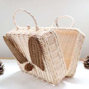 Maletas de viaje vintage hechas a mano, juego de maletas de ratán tejido, almacenamiento - Product Image 6