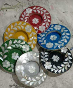 เชิงเทียนประดับมุกแบบตุรกีมีความต้องการสูงสำหรับตกแต่งบ้านทำมือ - Product Image 2