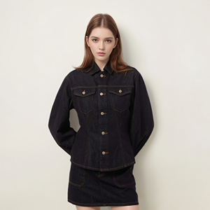 เสื้อแจ็คเก็ตยีนส์ผู้ชาย TIXAY SPORTS รุ่น Autumn and Spring Plus Size ปกคอปก กระเป๋าเสื้อ ทรงปกติ สไตล์วินเทจ ลุคทำเก่า - Product Image 6