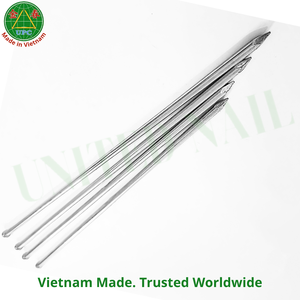 3.7 Inch Polished Iron Smooth Shank & Checkered Head Common <b>Nails</b> for Construction Made in Vietnam | clavo de uso general - Product Image 3