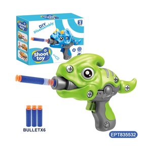 Pistola de Juguete de Espuma para Disparar Dinosaurios, Juguete de Plástico con Balas Suaves, Juego de Disparos de Dinosaurios para Niños, Seguro para Niños - Product Image 5