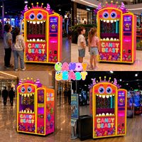 Distributeur automatique de bonbons Futurieno 2026 Nouvelle Version Candy Beast avec écran tactile 21,5 pouces, capacité de 150 gobelets, conforme ADA
