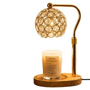 Modern Design Mother's Day Candle Table Lamp Warmer with <b>Timer</b> Dimmable Top Fragrance Candle Wax Lantern for Home Decor Candle - Product Image 1