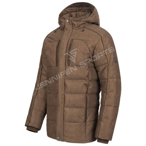 Chaqueta de Caza de Invierno Acolchada de Lana 100% Ligera de Alta Calidad con Cuello Alto y Cierre de Cremallera, Diseño Personalizable - Product Image 3