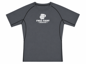 T-shirt de compression à manches courtes pour homme Free Fight Industry, noir, séchage rapide - Product Image 5