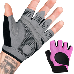 Gants d'entraînement de musculation sur mesure à demi-doigts, haute performance, protection de la paume, ajustement confortable, durables, pour la salle de sport - Product Image 1