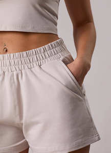 Shorts en jean décontractés pour femme, taille haute, coupe droite, avec cordon de serrage, respirants, anti-plis, séchage rapide, longueur genou – Nouvelle collection très prisée - Product Image 4