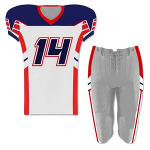 Custom Player Name Jersey and Shorts Set High School Club Uniform Supplier Teamwear American Football Padded Kits Youth Uniforms - Product Image 1
