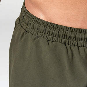 Shorts de sport pour homme, design tendance, tissu polyester satiné, respirant, séchage rapide, fermeture à cordon, fitness, course à pied, entraînement - Product Image 4